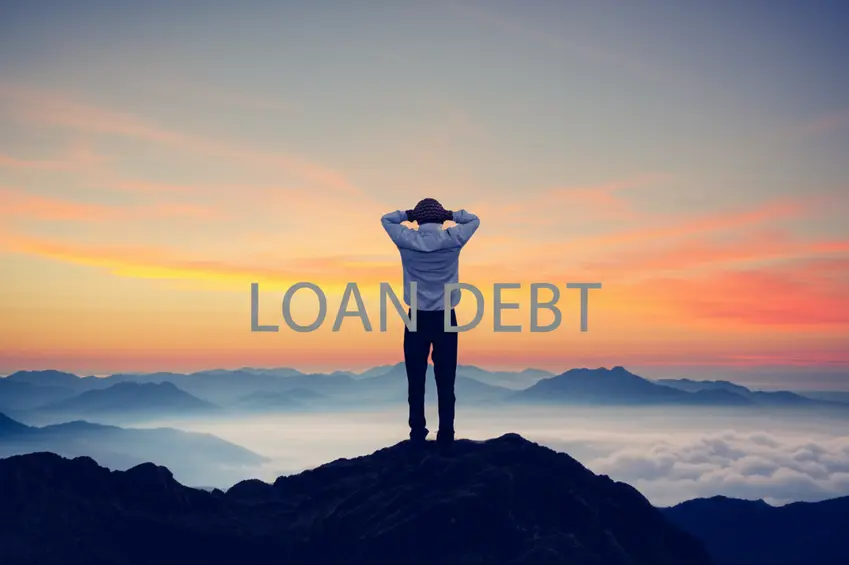 86_a-visual-representation-of-a-student-feeling-overwhelmed-by-loan-debt-looking-at-mountains-of-bills-with-a-hopeful-sunset-in-the-background-symbolizing-relief-and-forgiveness-1745224394013